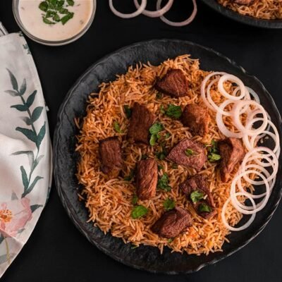 Beef Pulao Daig
