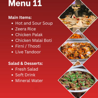 Wedding Menu 11