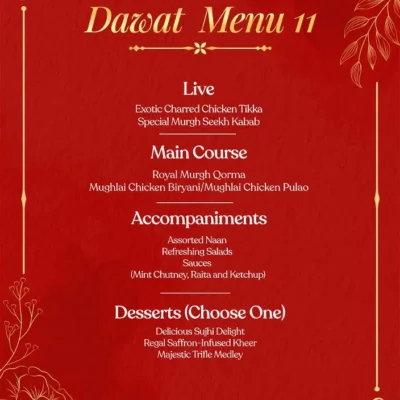 Dawat Menu 11