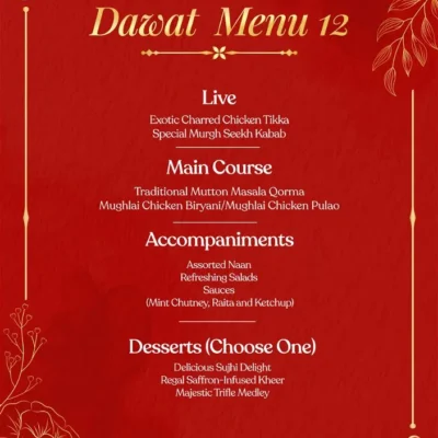 Dawat Menu 12
