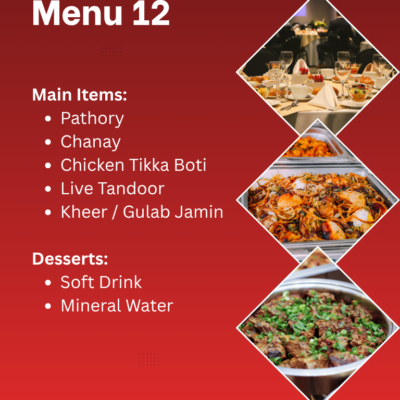 Wedding Menu 12