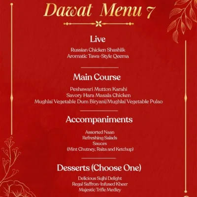 Dawat Menu 7