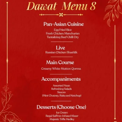 Dawat Menu 8