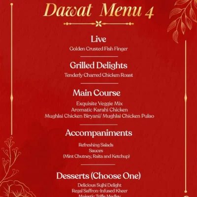 Dawat Menu 4